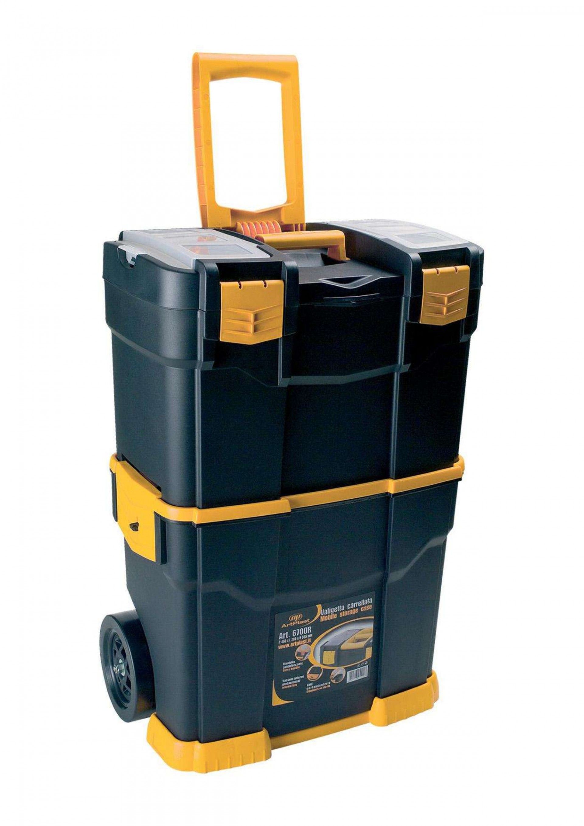 Caixa Plástica, Vertical, com Rodas, 6700R ArtPlast® refª 21255 MADER