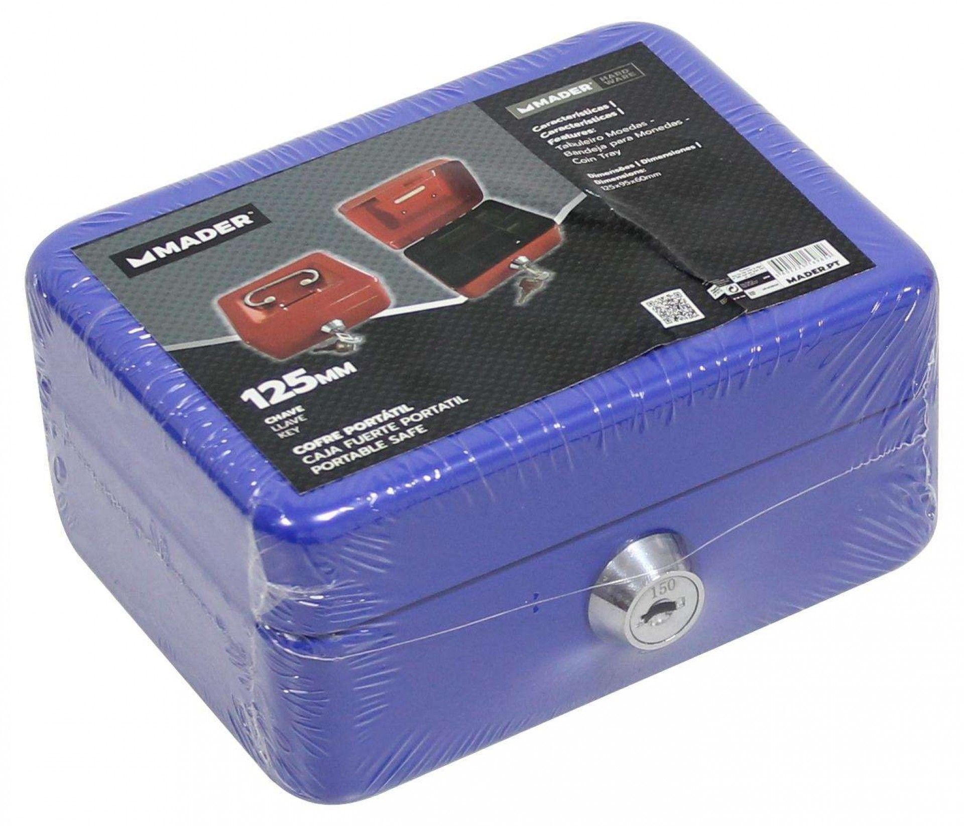 Cofre Portátil, 125mm refª 16985 MADER
