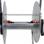 Enrolador de Mangueira em Ao Zincado com Rodas 80/50m (-) AGR- ref 13010 MADER