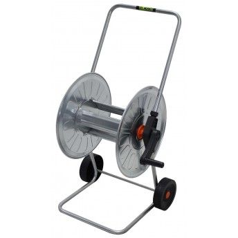 Enrolador de Mangueira em Ao Zincado com Rodas 80/50m (-) AGR- ref 13010 MADER