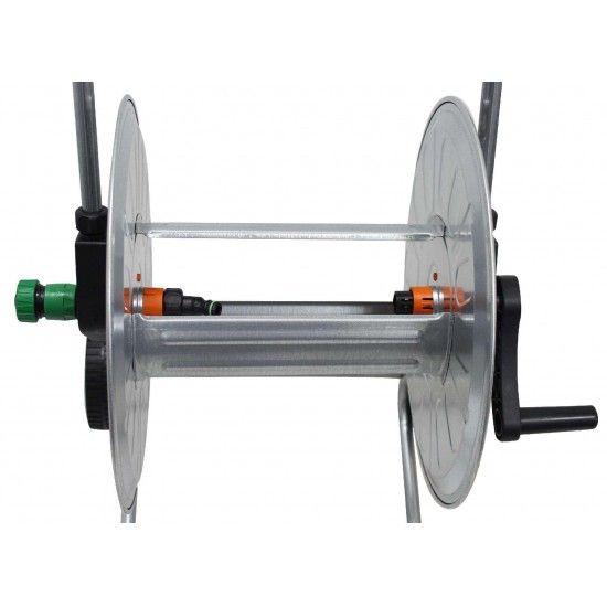 Enrolador de Mangueira em Aço Zincado com Rodas 80/50m (½-¾) AGR- refª 13010 MADER Enrolador de Mangueira em Aço Zincado com Rodas 80/50m (½-¾) AGR- refª 13010 MADER