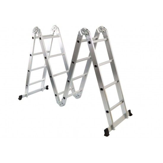 Escada Multiusos, Articulada, 4x4D, Reforada, Alumnio ref. 10404 MADER