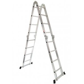 Escada Multiusos, Articulada, 4x4D, Reforada, Alumnio ref. 10404 MADER