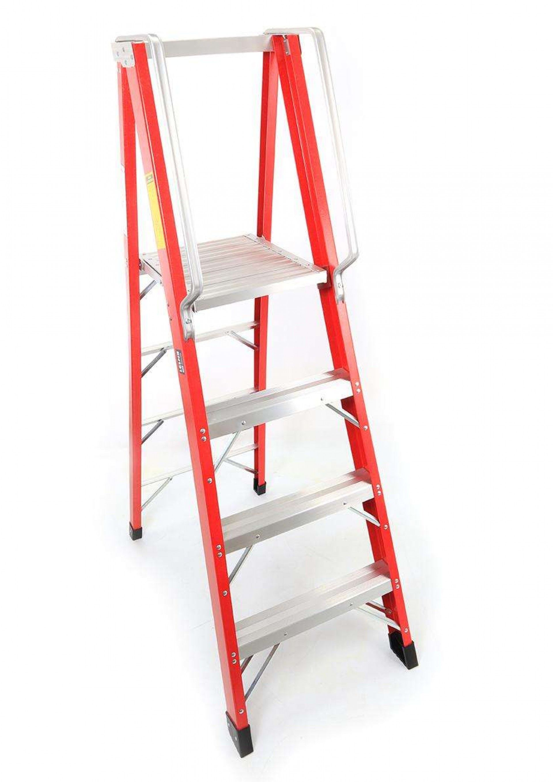 Escadote Eletricista, 4D, Fibra Vidro refª 10400 MADER