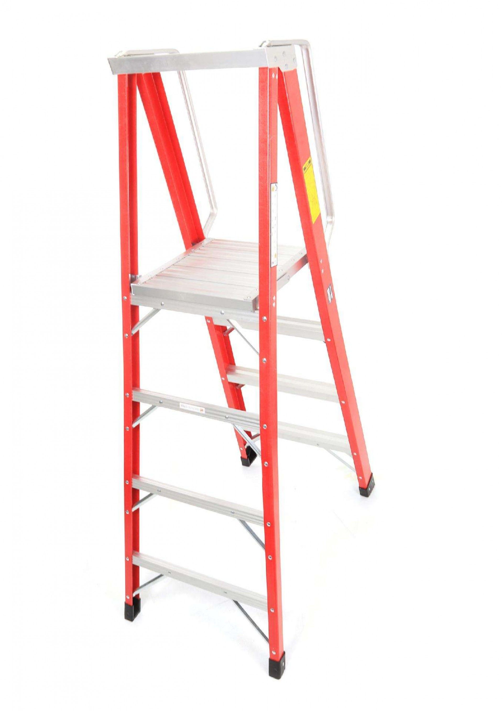 Escadote Eletricista, 4D, Fibra Vidro refª 10400 MADER