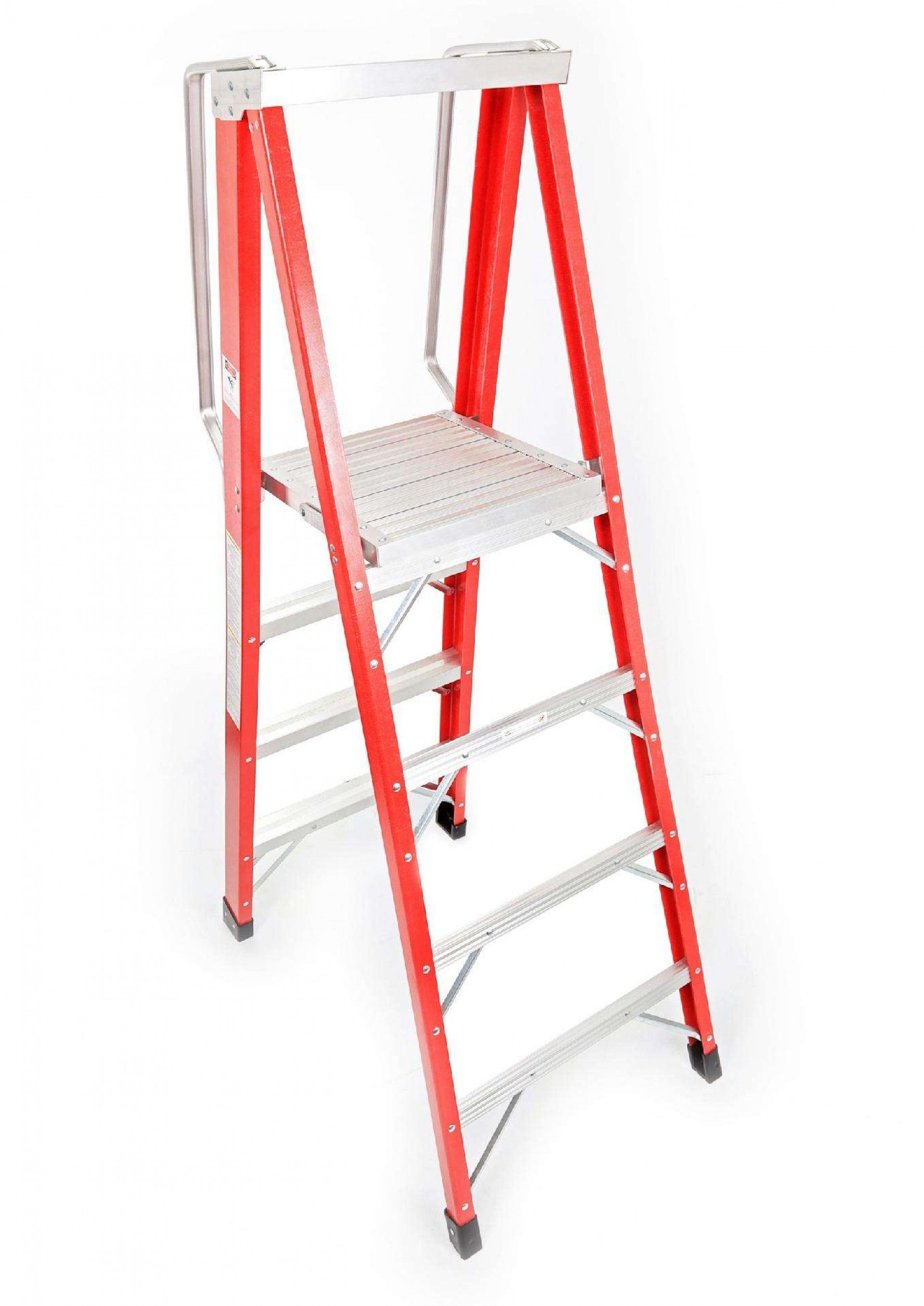 Escadote Eletricista, 4D, Fibra Vidro refª 10400 MADER