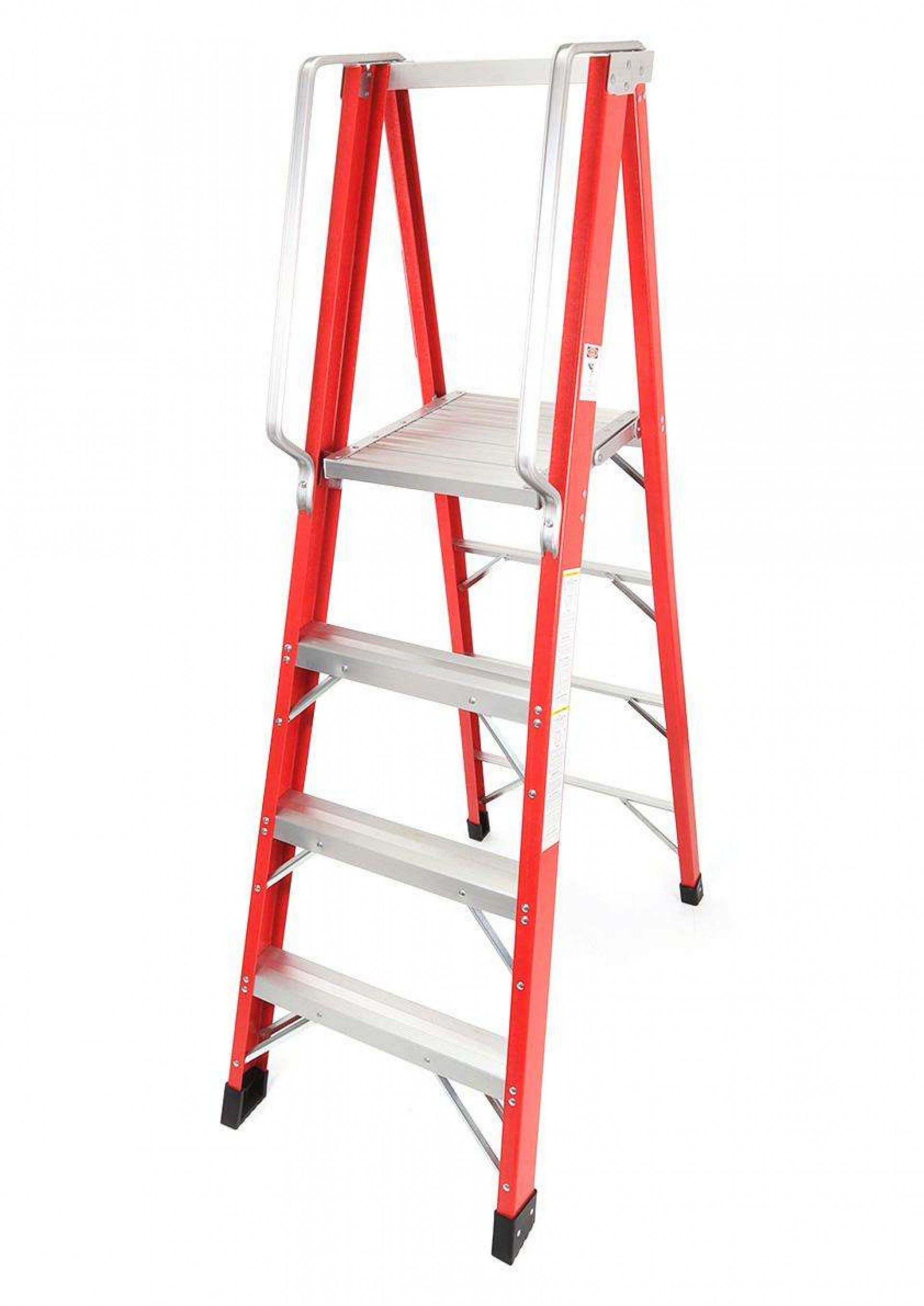 Escadote Eletricista, 4D, Fibra Vidro refª 10400 MADER