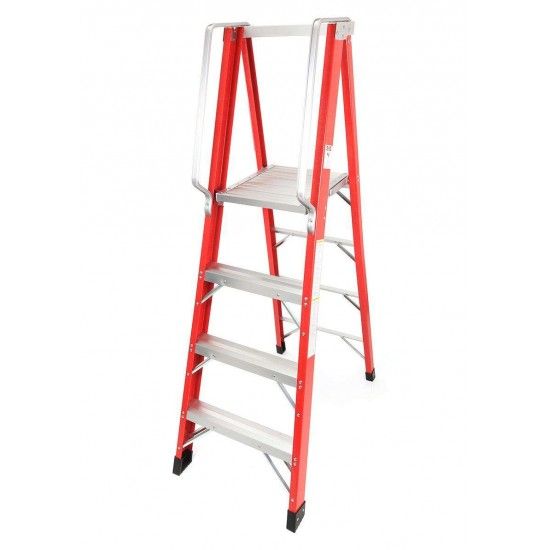 Escadote Eletricista, 4D, Fibra Vidro ref 10400 MADER