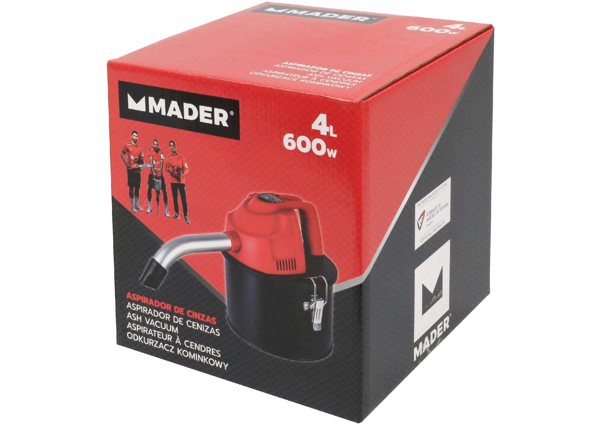 Aspirador Cinza, 4L, 600W refª 10302 MADER