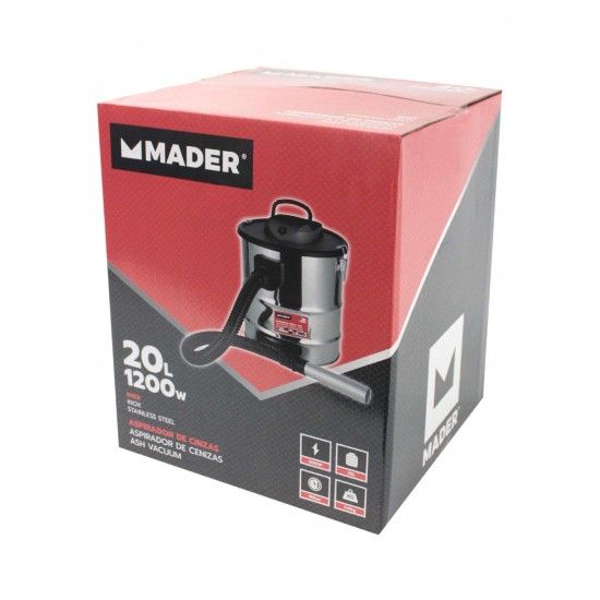 Aspirador Cinza, 20L, 1200W ref 10301 MADER