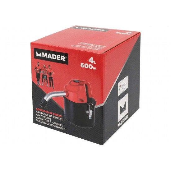 Aspirador Cinza, 4L, 600W refª 10302 MADER Aspirador Cinza, 4L, 600W refª 10302 MADER