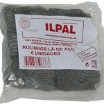 Lã de Aço, Rolinhos, 6Un refª 10118 MADER Lã de Aço, Rolinhos, 6Un refª 10118 MADER