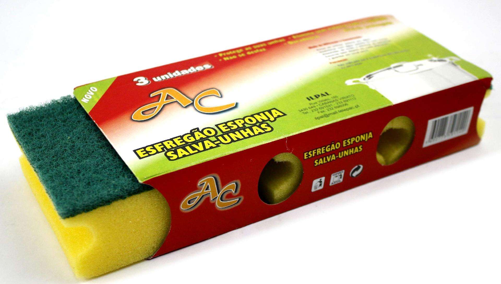 Esponja Cozinha, Salva-Unhas, 3Un refª 10124 SUPER POWER