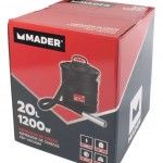 Aspirador Cinza, 20L, 1200W ref 10113 MADER