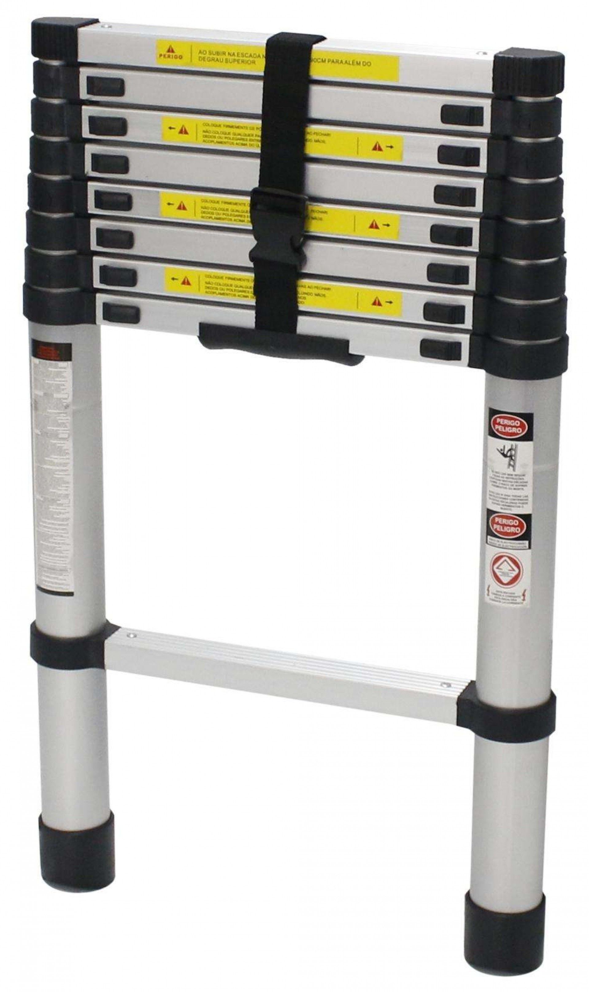 Escada Alumínio Extensível, 2.6m, 8D refª 10093 MADER