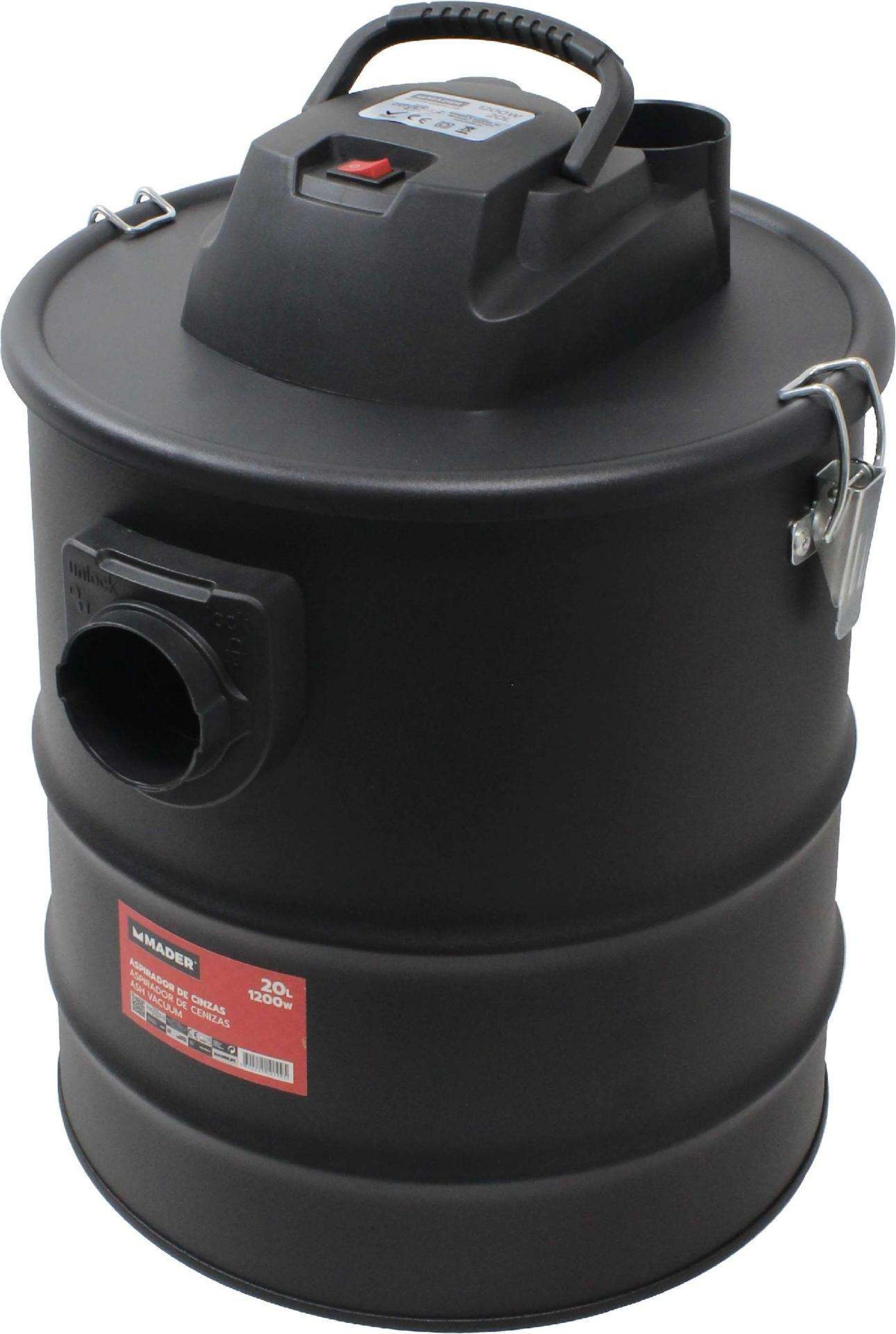 Aspirador de Cinzas, 1200W, 20L refª 10109 MADER
