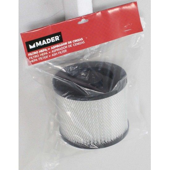 Filtro Hepa, para Aspirador Cinzas refª 10112 MADER Filtro Hepa, para Aspirador Cinzas refª 10112 MADER