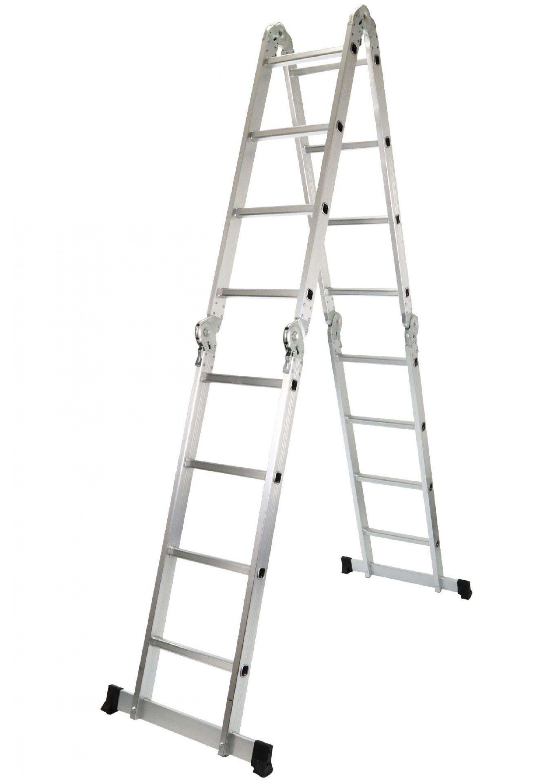 Escada Articulada Multiusos, Alumínio, 4x4D refª 10087 MADER