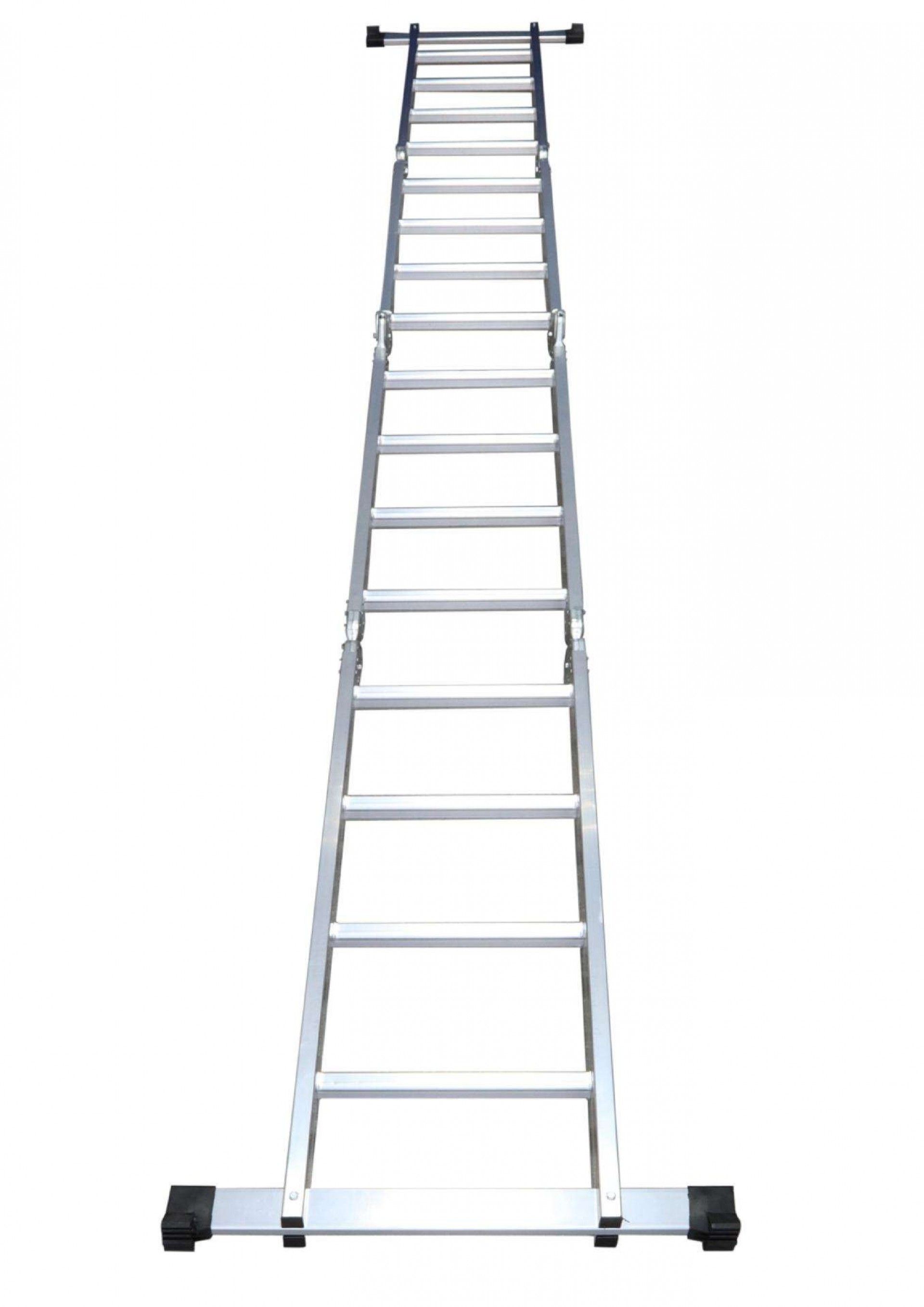 Escada Articulada Multiusos, Alumínio, 4x4D refª 10087 MADER