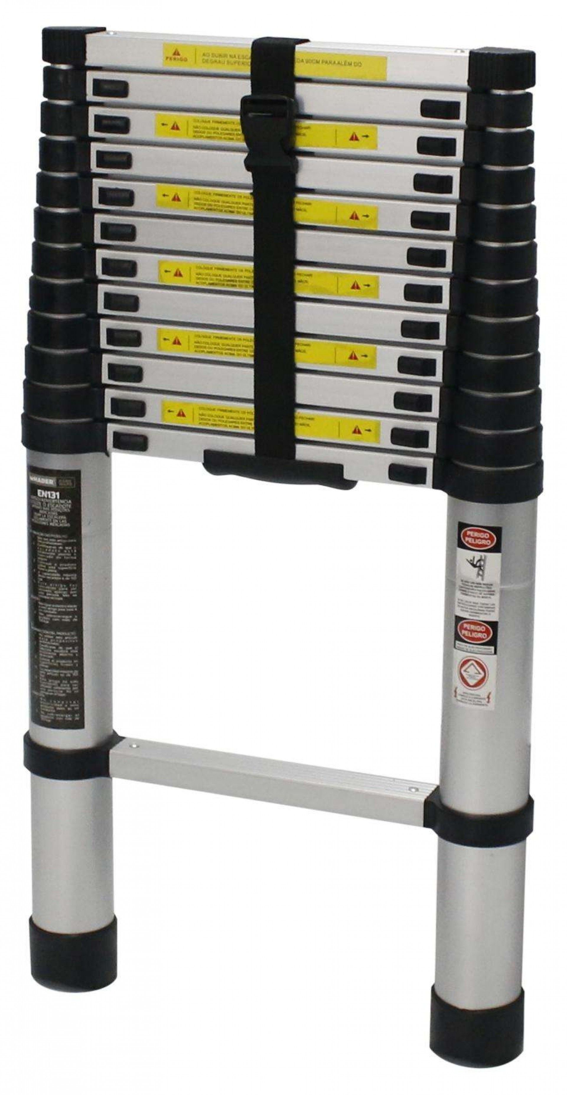 Escada Extensivel - Aluminio - 12 Degraus refª 10084 MADER