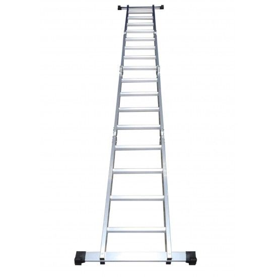 Escada Articulada Multiusos, Alumnio, 4x4D ref 10087 MADER