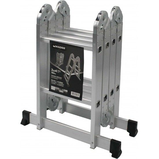 Escada Articulada Multiusos, Alumnio, 4x2D ref 10082 MADER