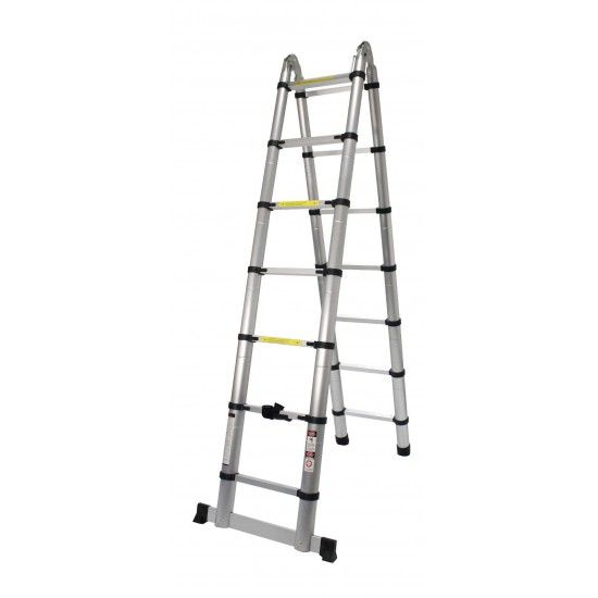 Escada Articulada, Alumnio, 7+7D, 4.4m ref 10059 MADER