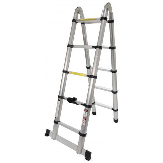 Escada Articulada, Alumnio, 5+5D, 3.16m ref 10057 MADER