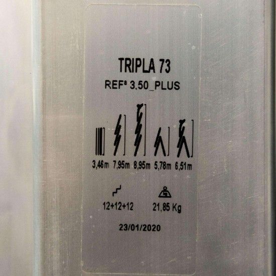 Escada Extens�vel, Alum�nio, 3x12D ref� 10046 MADER