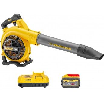 Soprador XR FLEXVOLT 54V 1 bateria FlexVolt 54V3Ah(18V9Ah) e carregador ref DCM572X1-QW DEWALT
