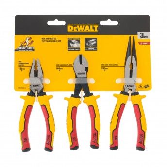 Kit 3 alicates VDE  ref DWHT82811-0 Dewalt