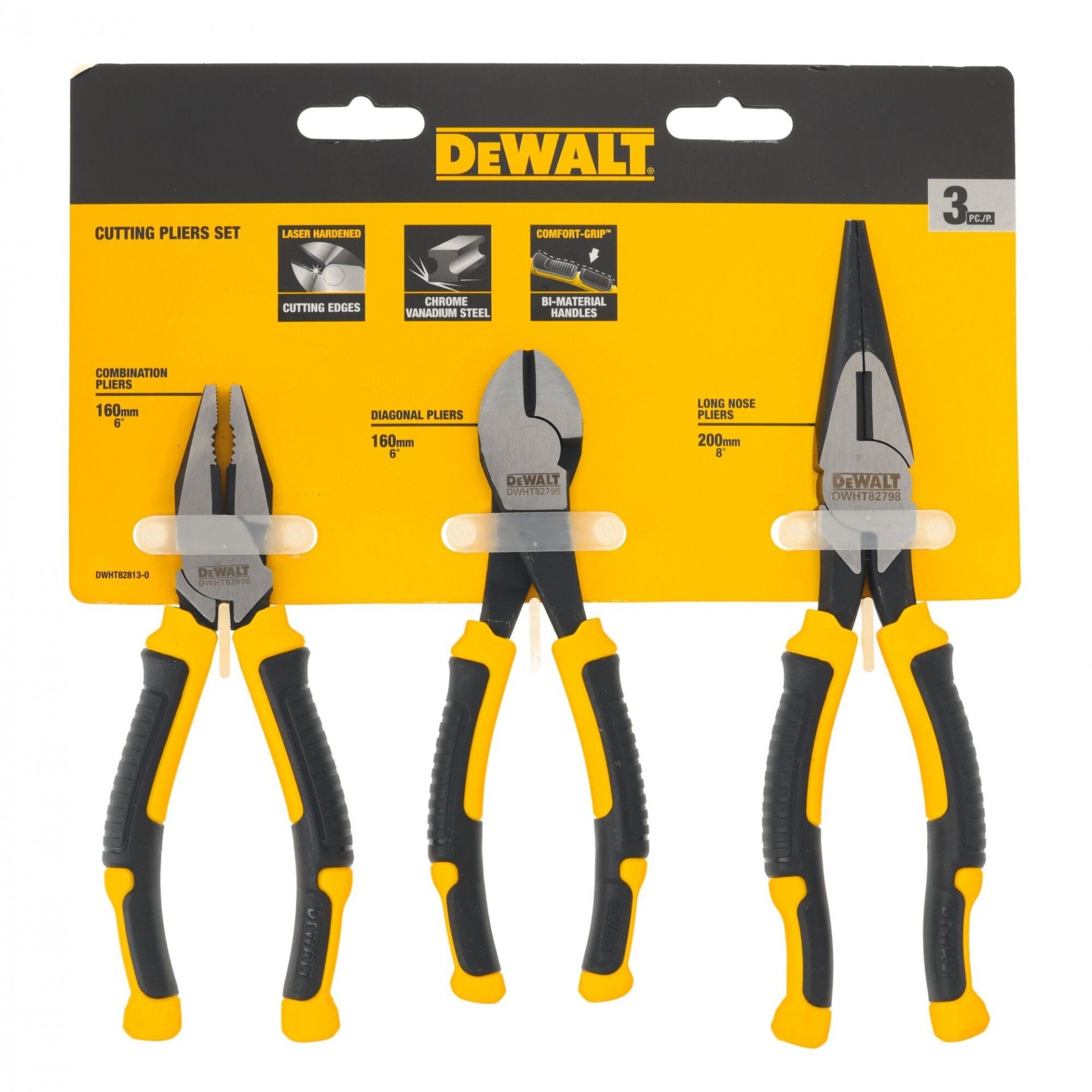 Kit 3 alicates refª DWHT82813-0 Dewalt