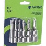 Bits, Chave de Caixa, ¼, 6Un refª 47150 SAURIUM Bits, Chave de Caixa, ¼, 6Un refª 47150 SAURIUM