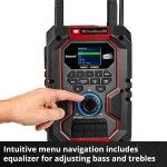 Rdio  DAB+FM Bluetooh TE-CR 18 Li-Solo ref 3407995 EINHELL