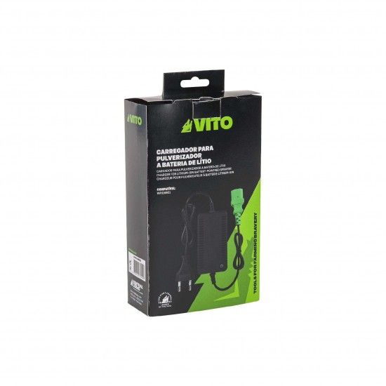 Carregador para pulverizador a bateria de lítio 12v 2,2a ref. VIPUC16BCBL VITO Carregador para pulverizador a bateria de lítio 12v 2,2a ref. VIPUC16BCBL VITO