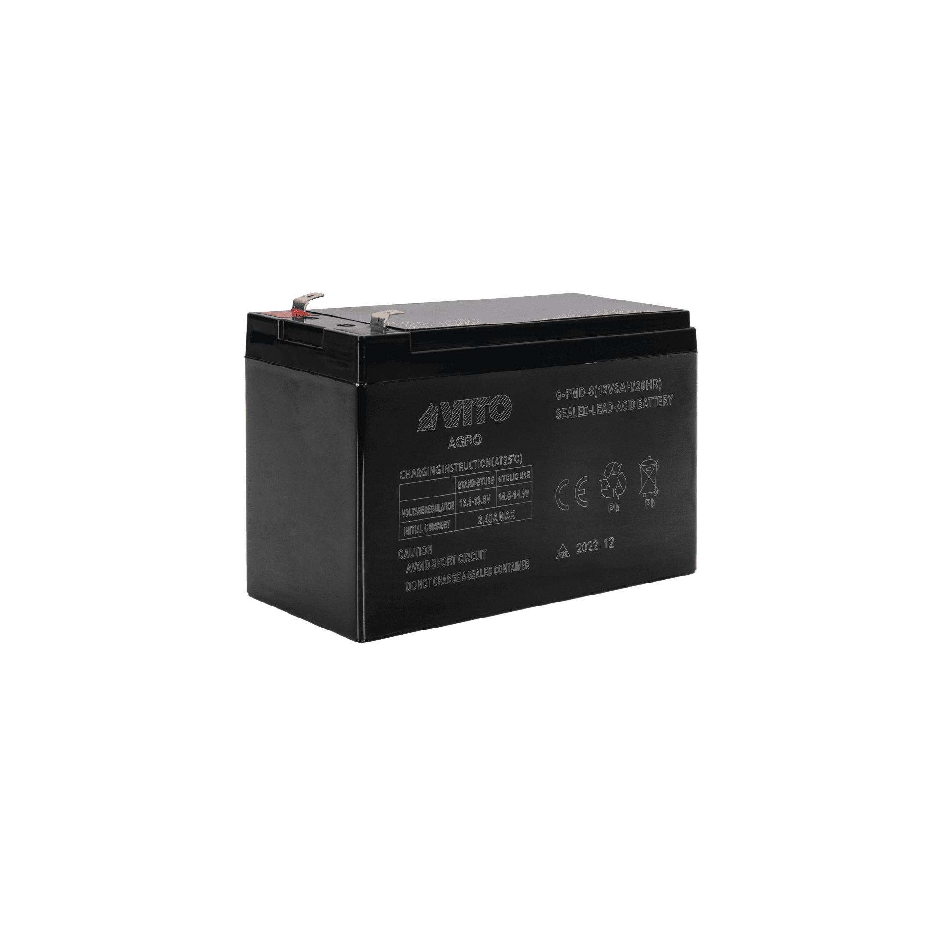 Bateria para pulverizador 12v - 8ah ref. VIPUB16BABL VITO