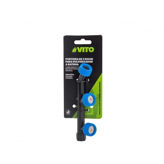 Ponteira de 3 bicos para pulverizador a bateria ref. VIPU16BP3BBL VITO