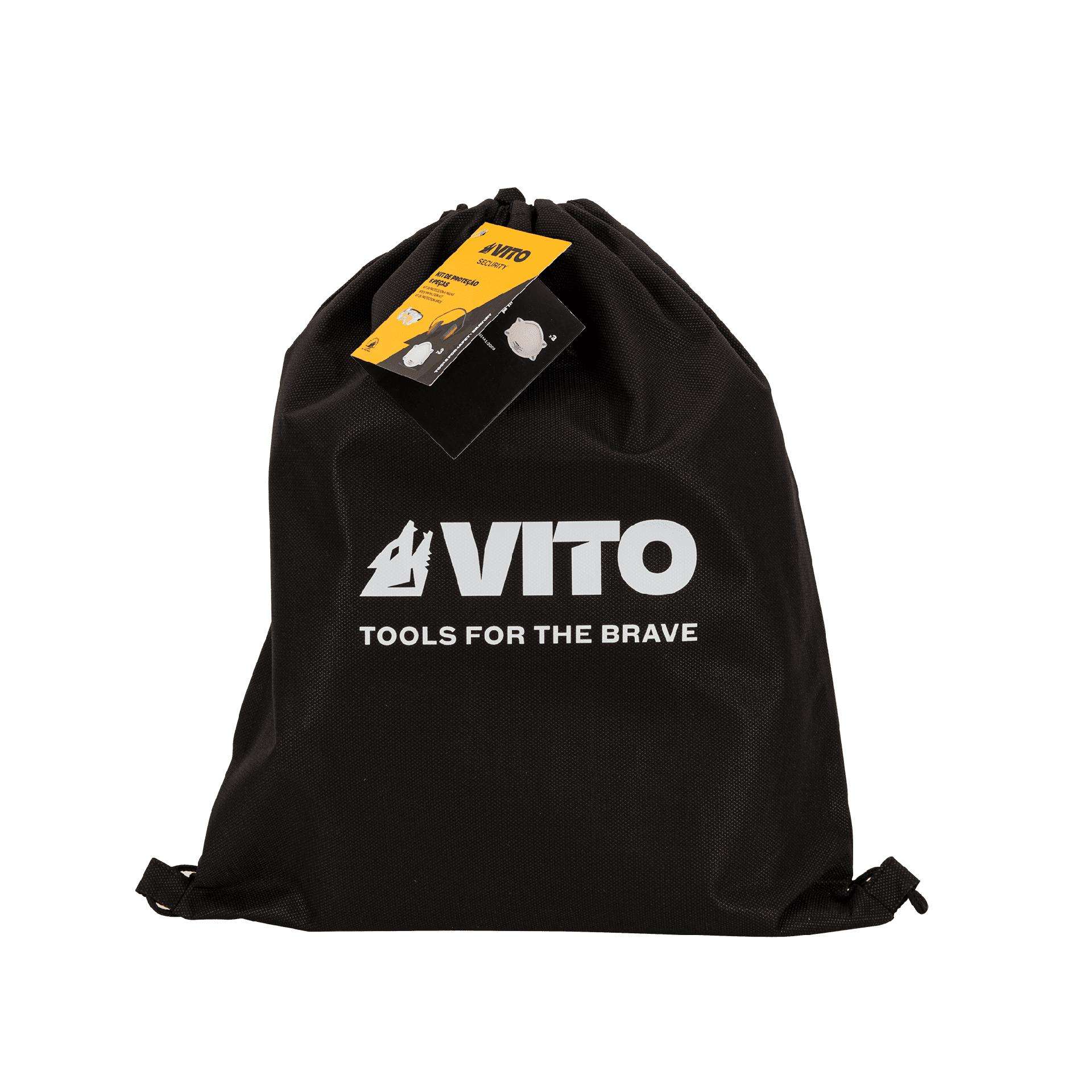 Kit de protecao 5 peças - oculos/mascaras/auriculares ref. VIKPI VITO