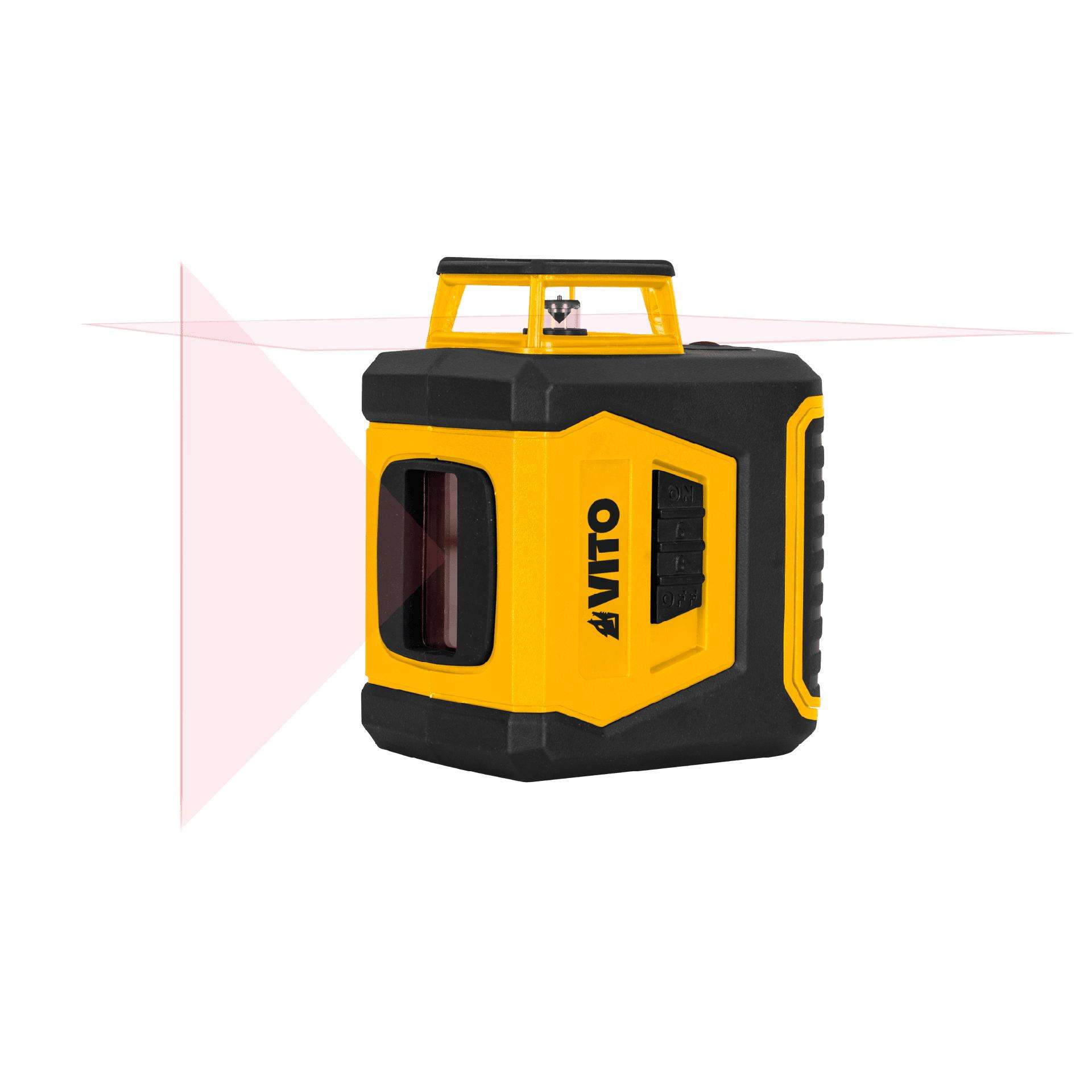Laser autonivelante de 2 linhas vermelhas - horizontal 360º + vertical - 10m ref. VILAPHLV20A VITO