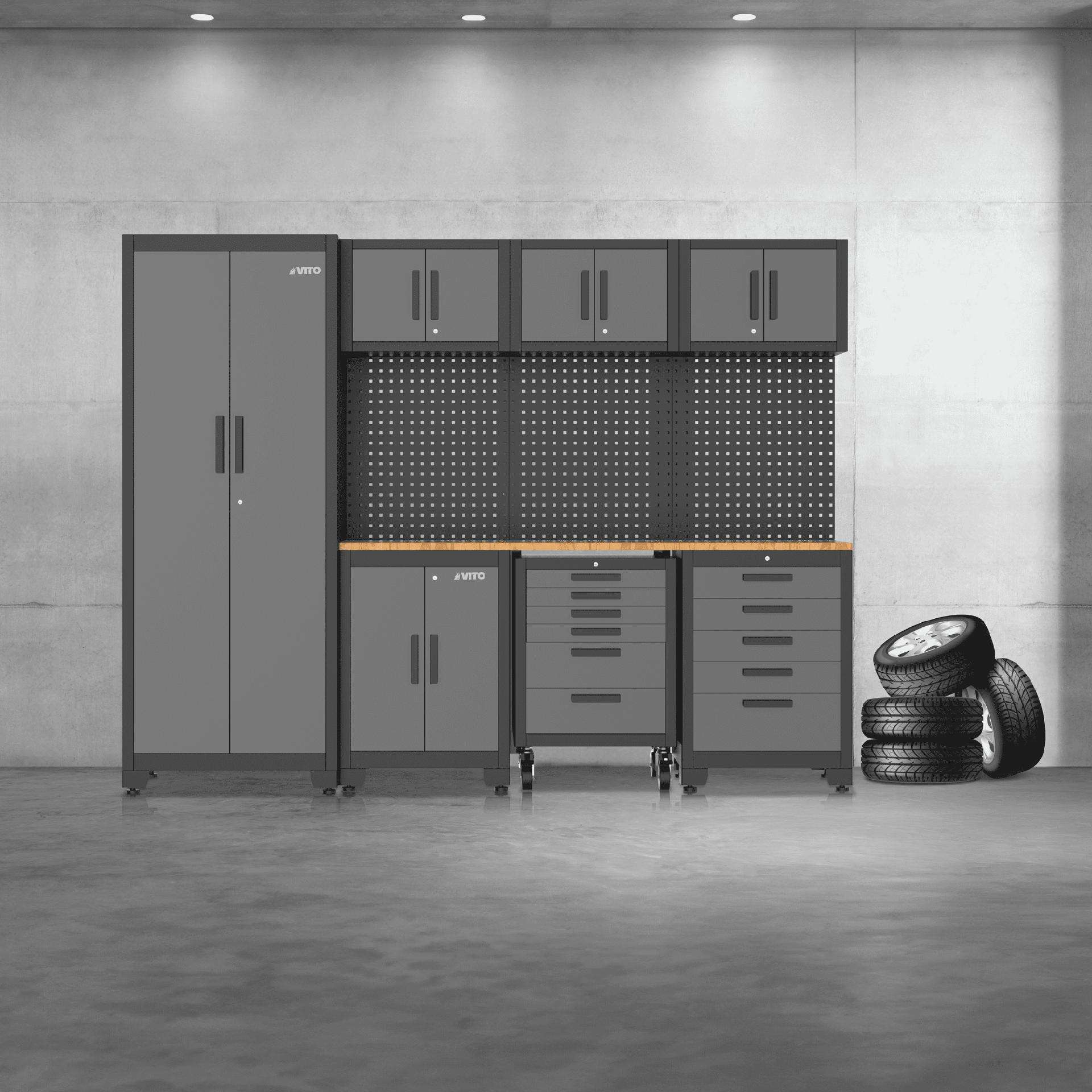 Armário para garagem combo 2 ref. VIAGC2 VITO