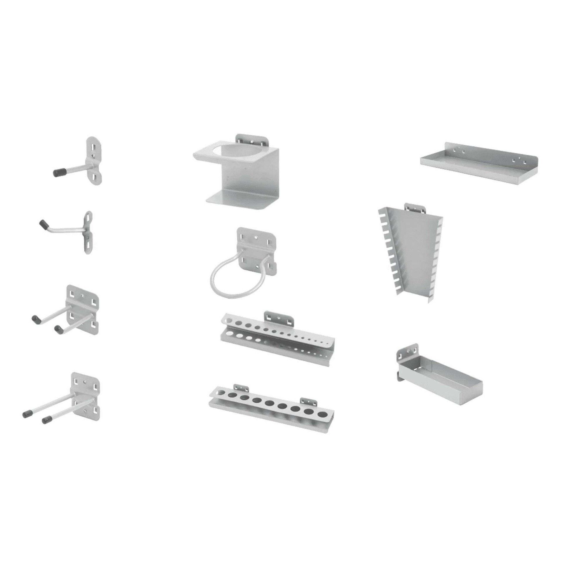 Cj. 110 ganchos para armário de garagem ref. VIAGG110 VITO