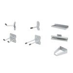 Cj. 45 ganchos para armrio de garagem ref. VIAGG45 VITO