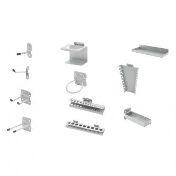 Cj. 110 ganchos para armrio de garagem ref. VIAGG110 VITO