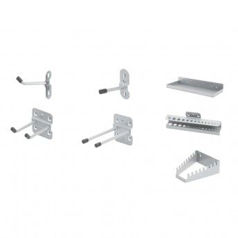 Cj. 45 ganchos para armrio de garagem ref. VIAGG45 VITO