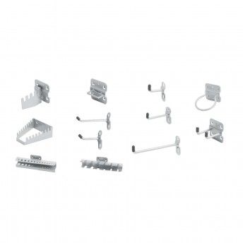 Cj. 28 ganchos para armrio de garagem ref. VIAGG28 VITO