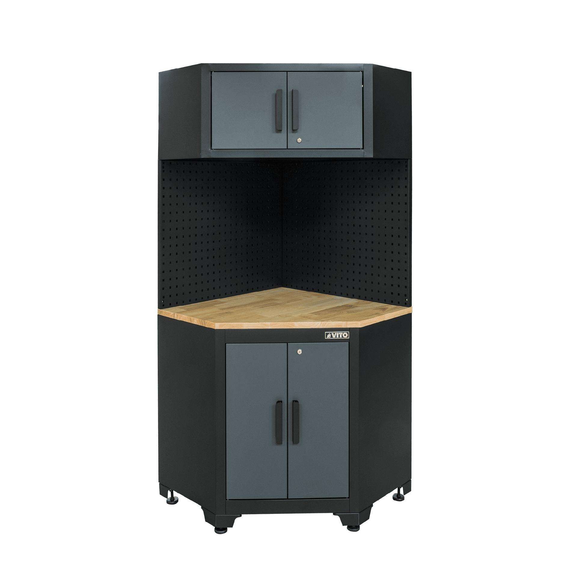 Armário de canto para garagem combo ref. VIACGC VITO