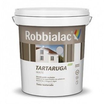 Tinta texturada Tartaruga Max mate branco 5L ref 217-0001 Robbialac