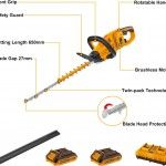 Corta Sebes 40V Brushless + 2 Bat 2A + Carregador Duplo  refª CHTLI400282 IngCo Corta Sebes 40V Brushless + 2 Bat 2A + Carregador Duplo  refª CHTLI400282 IngCo