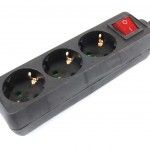 Extensão Elétrica, com Interruptor, Preta, 3 Tomadas, 1.5m, 3G x 1.5mm² refª 89344 MADER Extensão Elétrica, com Interruptor, Preta, 3 Tomadas, 1.5m, 3G x 1.5mm² refª 89344 MADER