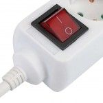 Extensão Elétrica, com Interruptor, Branca, 3 Tomadas, 1.5m, 3G x 1.5mm² refª 89343 MADER Extensão Elétrica, com Interruptor, Branca, 3 Tomadas, 1.5m, 3G x 1.5mm² refª 89343 MADER